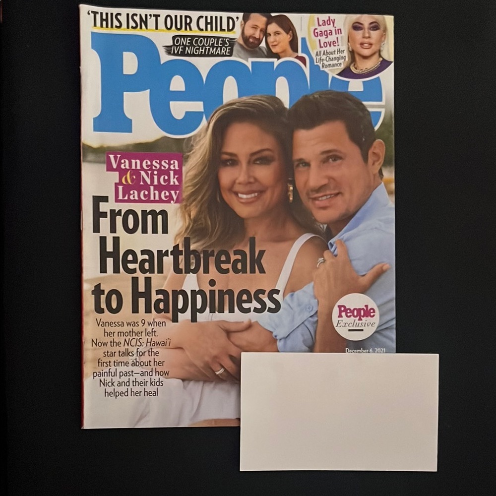 People Magazine: Vanessa & Nick Lachey Cover